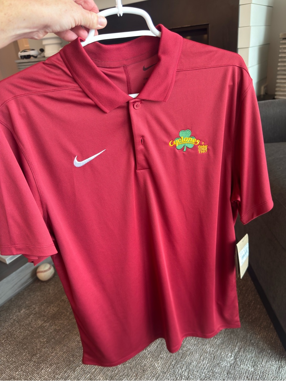 NWT NIKE Iowa state cyclones polo for Dublin, Ireland game in 2025